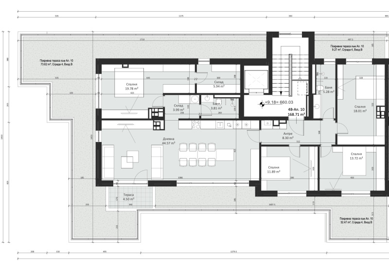 Продава 4-СТАЕН в град София, Малинова долина - 310 кв.м / 420 000 € » 821 448.60 лв., ПРЕМИУМ ХОУМС