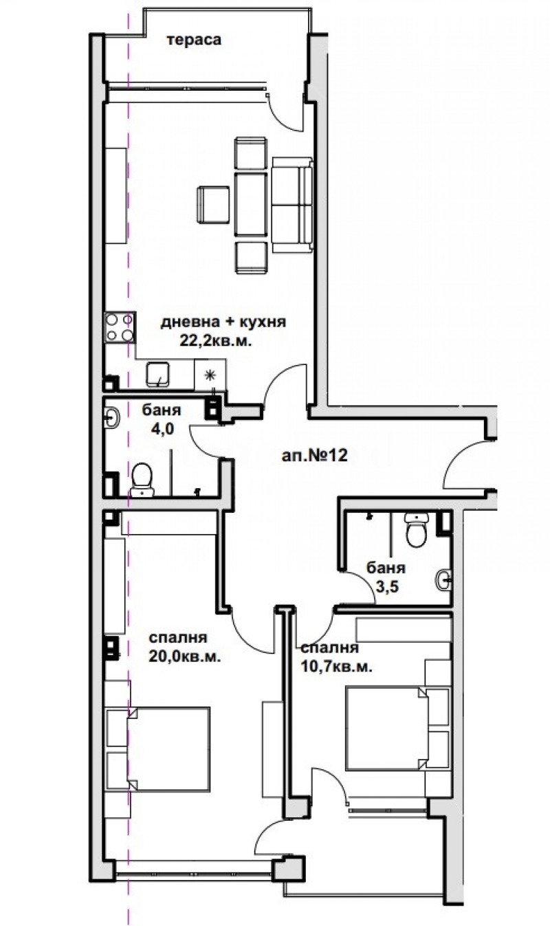 Продава 3-СТАЕН, гр. Царево, област Бургас, снимка 2 - Апартаменти - 53149216