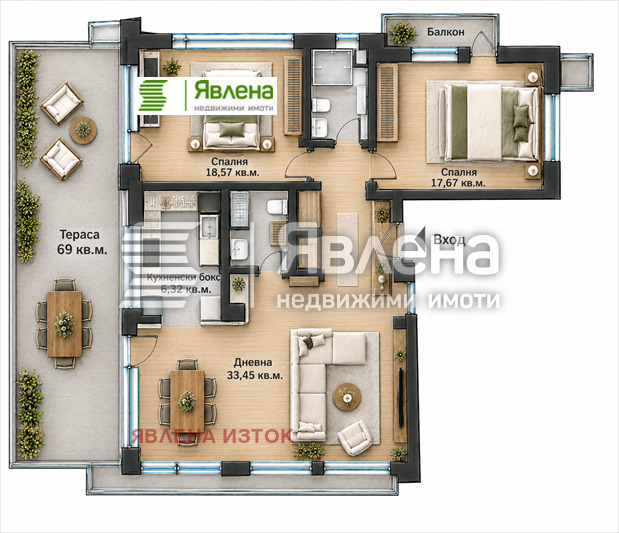 Продава 3-СТАЕН, гр. София, Редута, снимка 8 - Апартаменти - 56088326