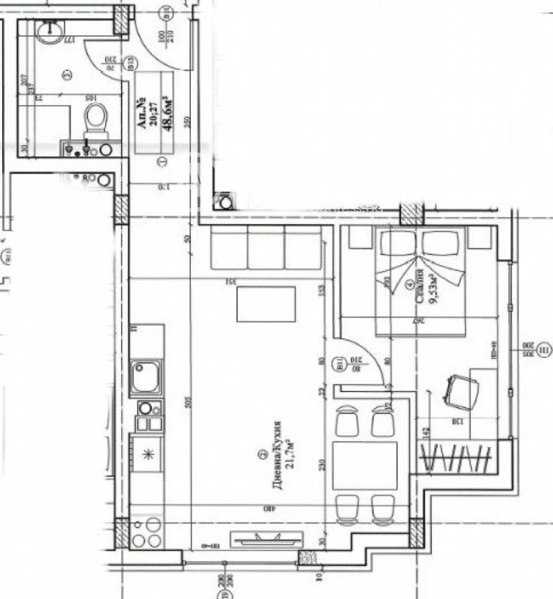 Продава 2-СТАЕН, гр. София, Младост 4, снимка 4 - Aпартаменти - 49130077