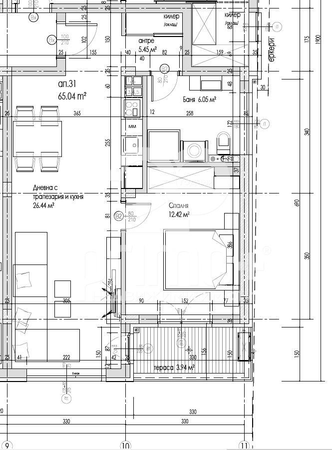 Продава 2-СТАЕН, гр. София, Овча купел, снимка 11 - Апартаменти - 52488454