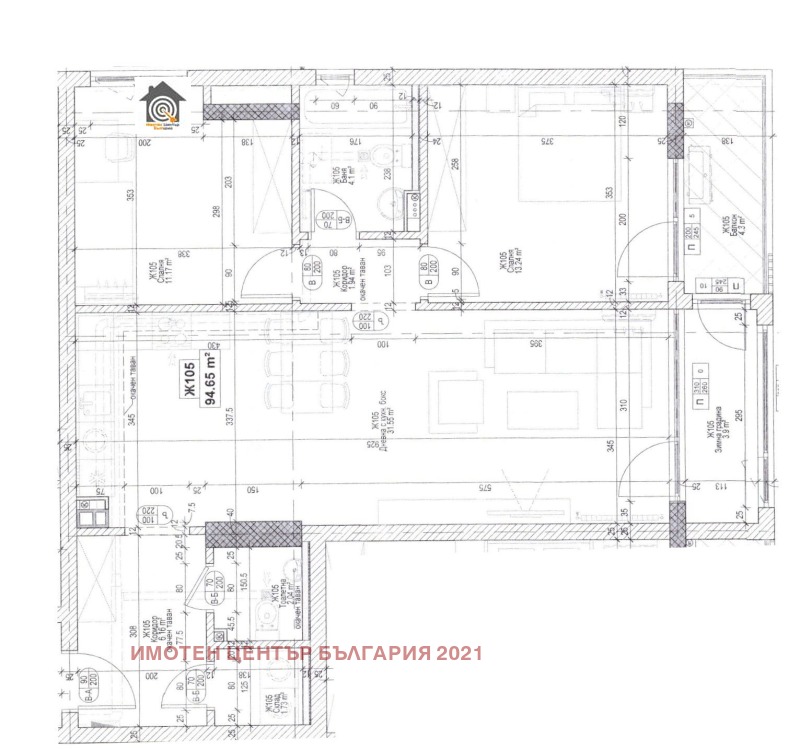 Продава  3-стаен град София , Полигона , 90 кв.м | 19029039 - изображение [2]