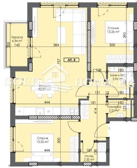 Zu verkaufen  2 Schlafzimmer Plowdiw , Trakija , 109 qm | 66430437 - Bild [8]