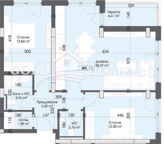 Zu verkaufen  2 Schlafzimmer Plowdiw , Trakija , 109 qm | 66430437 - Bild [5]