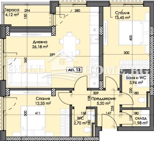 Zu verkaufen  2 Schlafzimmer Plowdiw , Trakija , 109 qm | 66430437 - Bild [11]