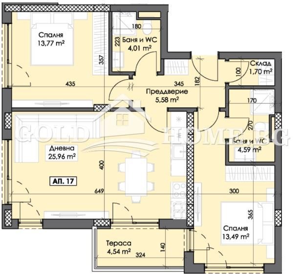 Zu verkaufen  2 Schlafzimmer Plowdiw , Trakija , 109 qm | 66430437 - Bild [3]