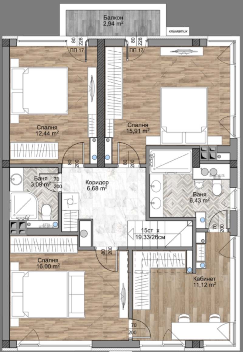 Продава 4-СТАЕН, гр. София, Младост 4, снимка 3 - Aпартаменти - 49311097