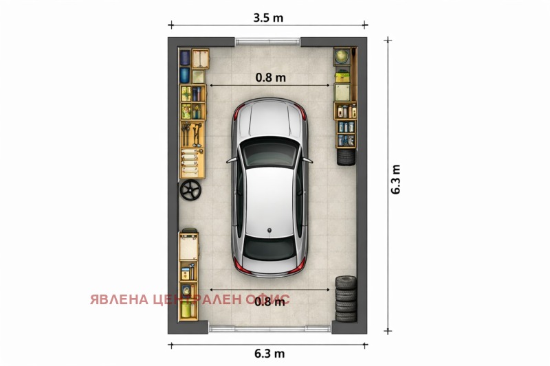 Продава ГАРАЖ, ПАРКОМЯСТО, гр. София, Кръстова вада
