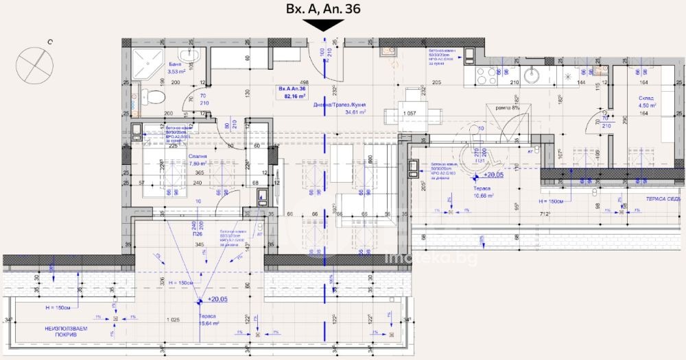 Продава 2-СТАЕН, гр. София, Лагера, снимка 4 - Апартаменти - 53910691