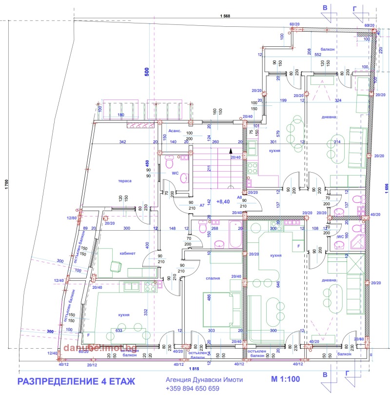 На продаж  2 спальні Русе , Център , 144 кв.м | 38725677 - зображення [4]