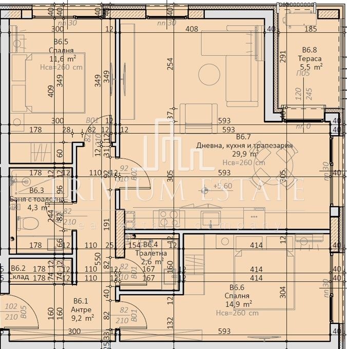 Продава 3-СТАЕН, гр. Пловдив, Тракия, снимка 5 - Апартаменти - 52834833