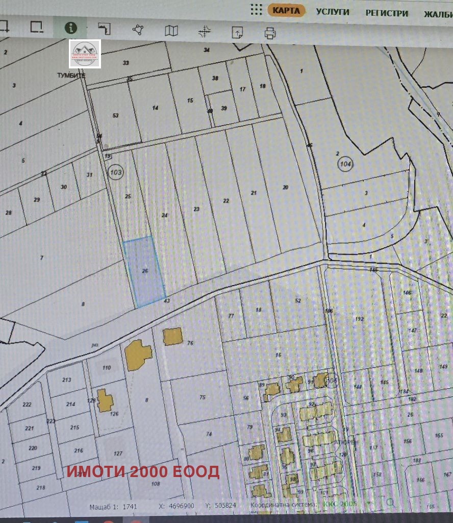 Продава ПАРЦЕЛ, гр. Стара Загора, Студентско градче
