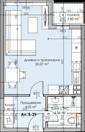 Продажба на едностайни апартаменти в град Пловдив — страница 10 - изображение 4 