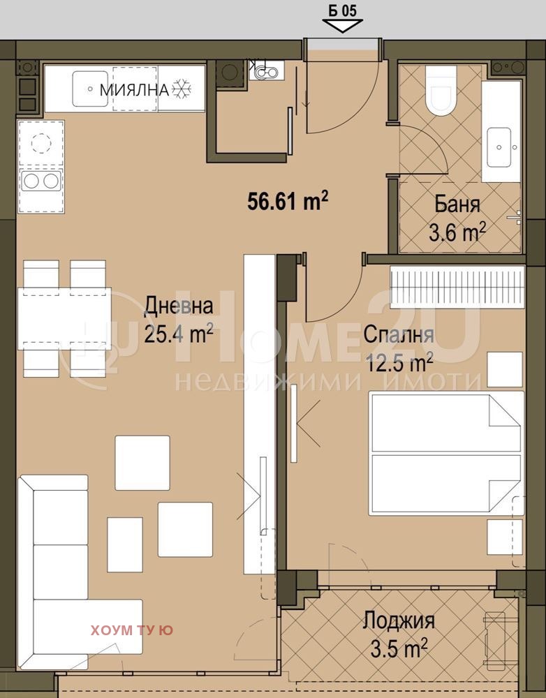 Продава 2-СТАЕН, гр. София, Славия, снимка 11 - Aпартаменти - 47536840