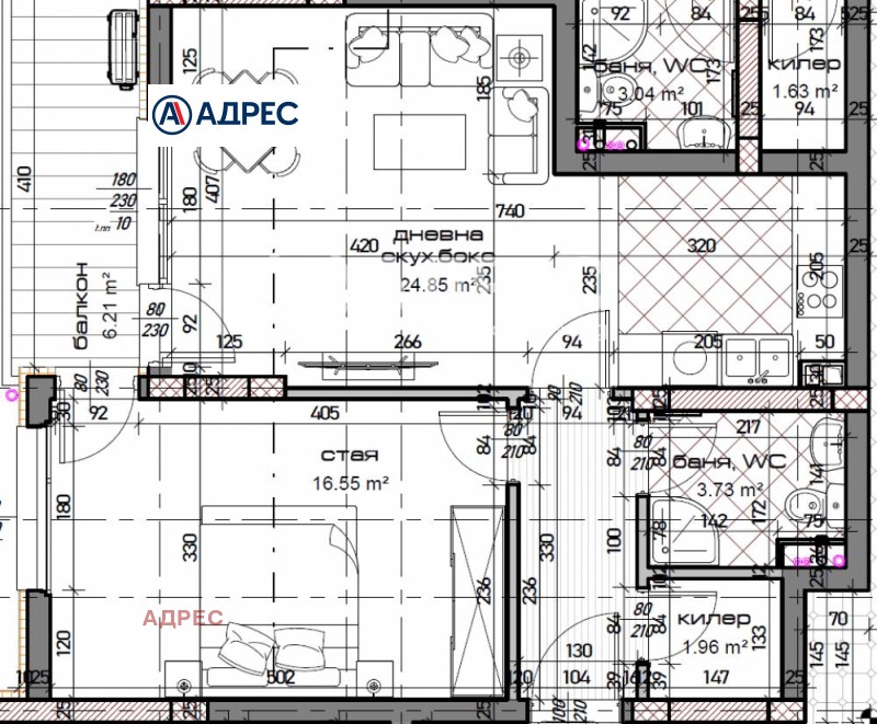 For Sale  1 bedroom Varna , Mladost 1 , 79 sq.m | 91689447