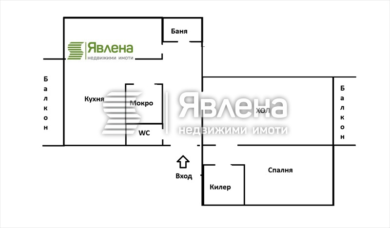 Eladó  2 hálószobás Sofia , Mladost 2 , 84 négyzetméter | 42413939