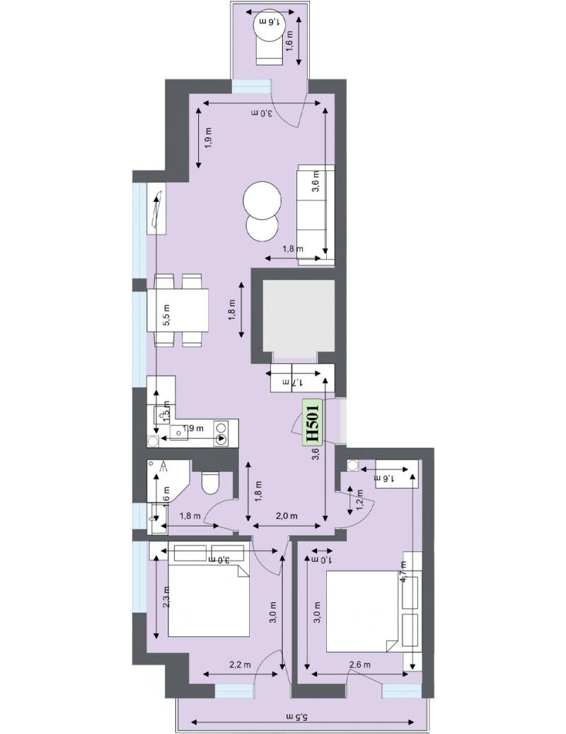 Te koop  2 slaapkamers regio Blagoëvgrad , Bansko , 79 m² | 29039889 - afbeelding [2]