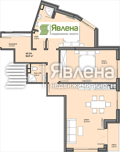Продаја  2 спаваће собе Софија , Левски Г , 114 м2 | 56413535