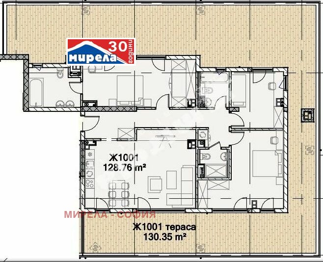 Продава 4-СТАЕН, гр. София, Полигона