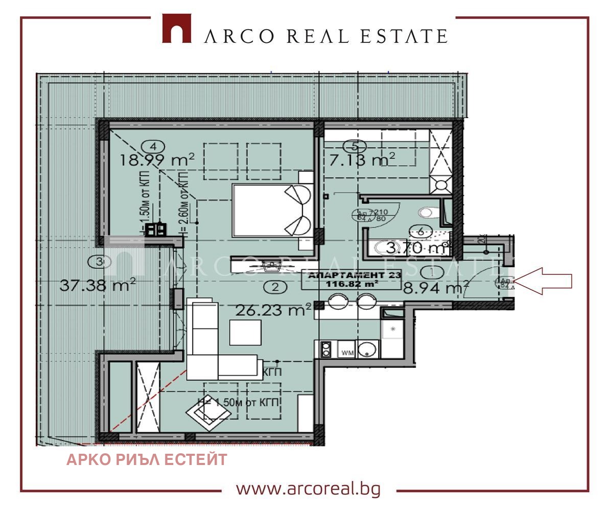 Продава 2-СТАЕН, гр. София, Дружба 2, снимка 5 - Апартаменти - 52636285