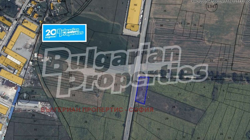 Продава ПАРЦЕЛ в град София, Илиянци - 1400 кв.м / 140 000 € » 273 816.20 лв., БЪЛГЕРИАН ПРОПЕРТИС - СОФИЯ