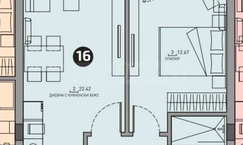 Продава 2-СТАЕН, гр. София, в.з.Малинова долина, снимка 14 - Апартаменти - 53411958