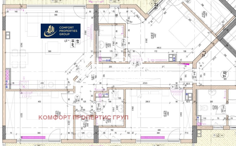 Продава 4-СТАЕН, гр. София, Полигона, снимка 3 - Апартаменти - 53022743