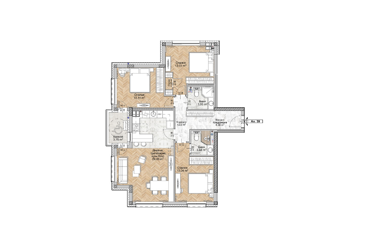 Продава 4-СТАЕН, гр. София, Люлин 8, снимка 2 - Апартаменти - 54305138
