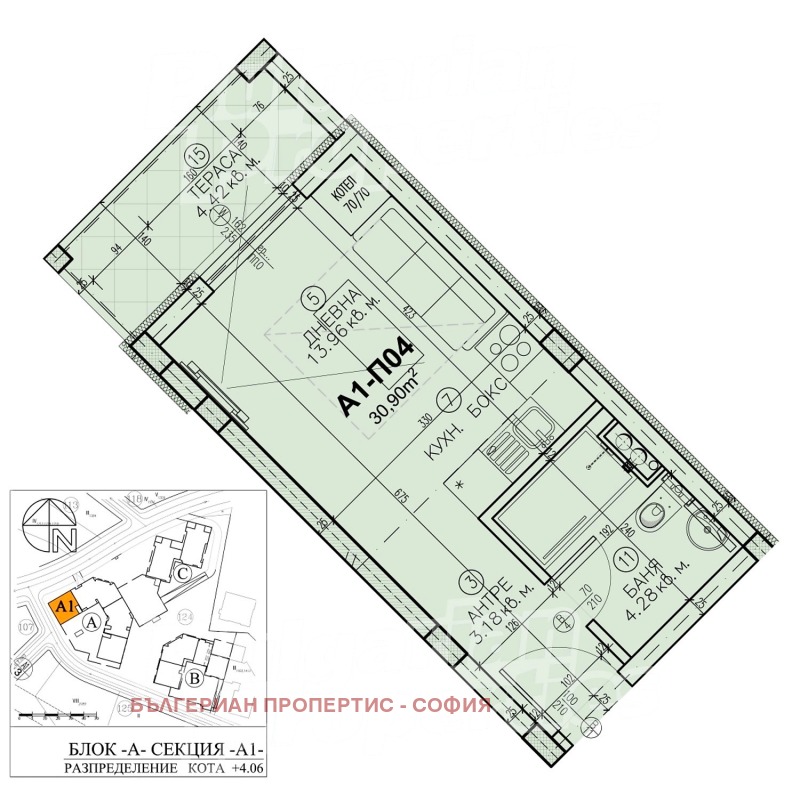 Продава 1-СТАЕН, гр. София, Витоша, снимка 5 - Апартаменти - 52849587