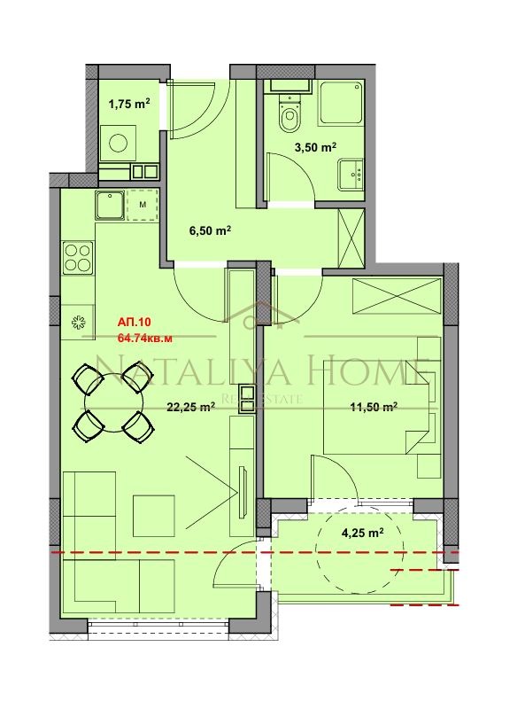 Продава 2-СТАЕН, гр. Бургас, Сарафово, снимка 2 - Апартаменти - 53243161