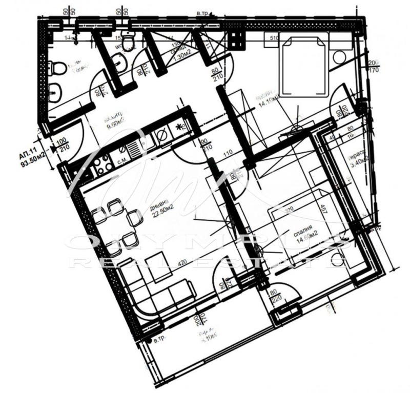 Продава 3-СТАЕН, гр. Пловдив, Кючук Париж, снимка 2 - Aпартаменти - 47795457