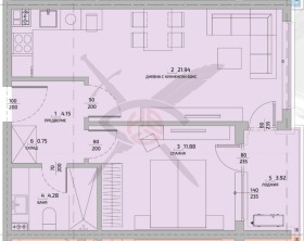 1 Schlafzimmer Malinowa dolina, Sofia 1