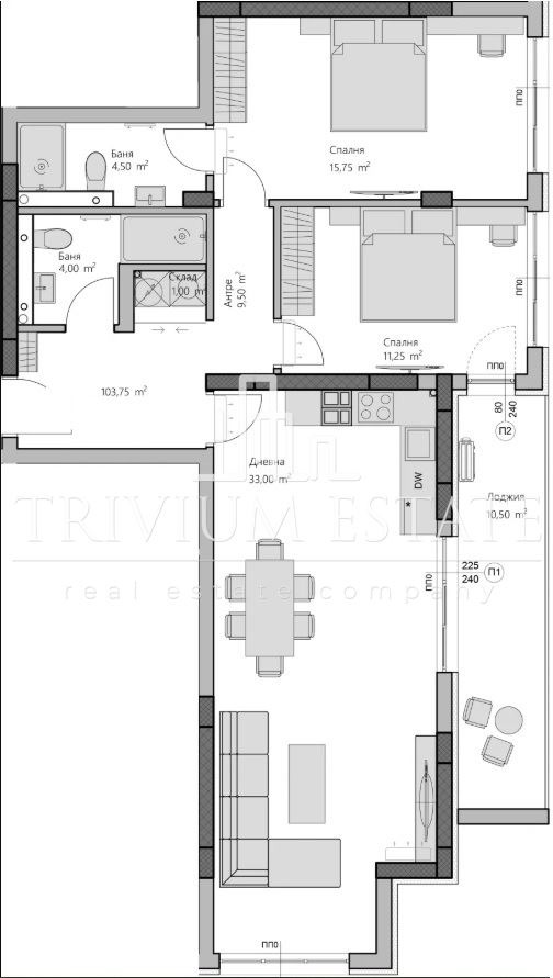 Продава 3-СТАЕН, гр. Пловдив, Христо Смирненски, снимка 3 - Апартаменти - 52835114