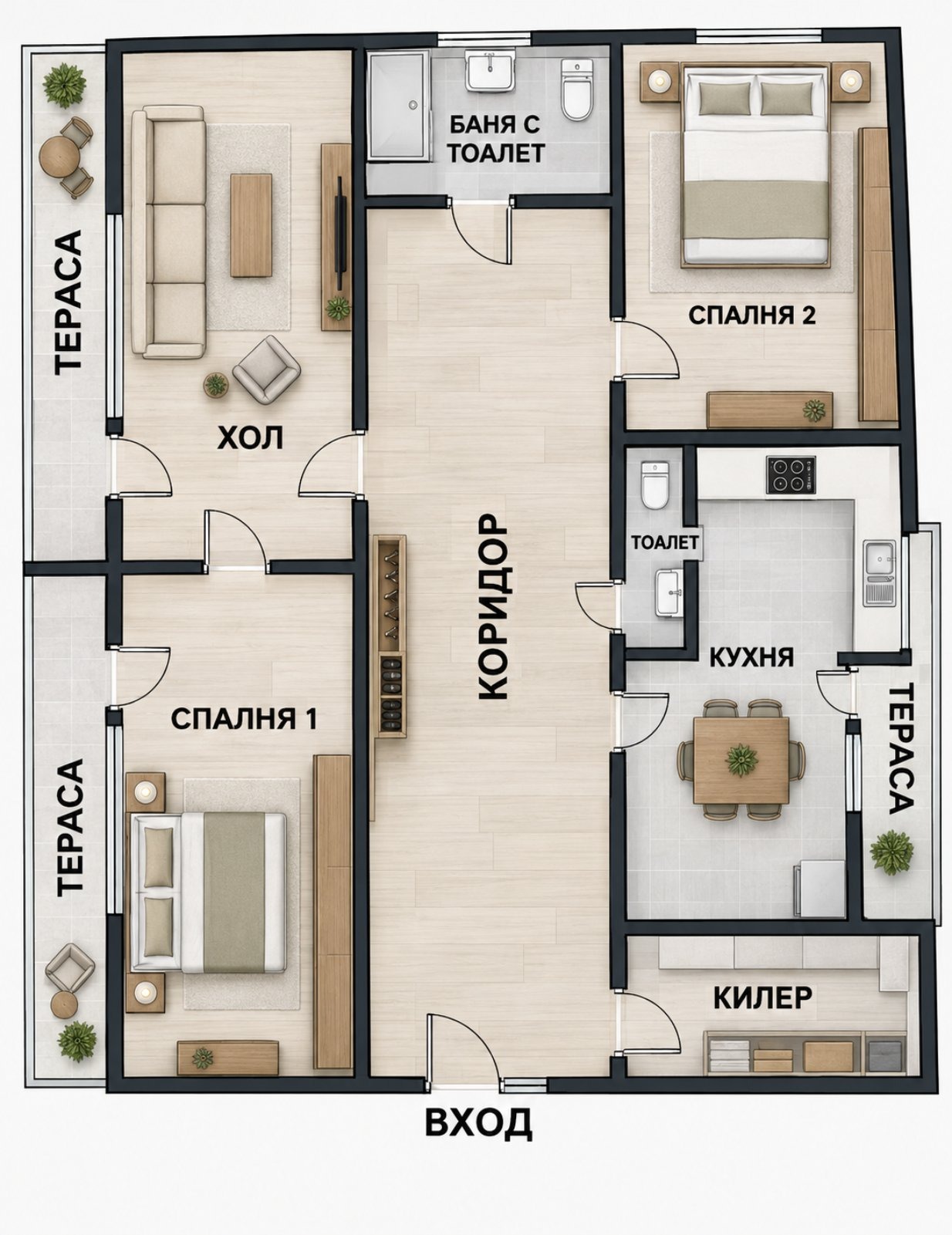 Продава 3-СТАЕН, гр. Варна, Младост 1, снимка 12 - Апартаменти - 56463603