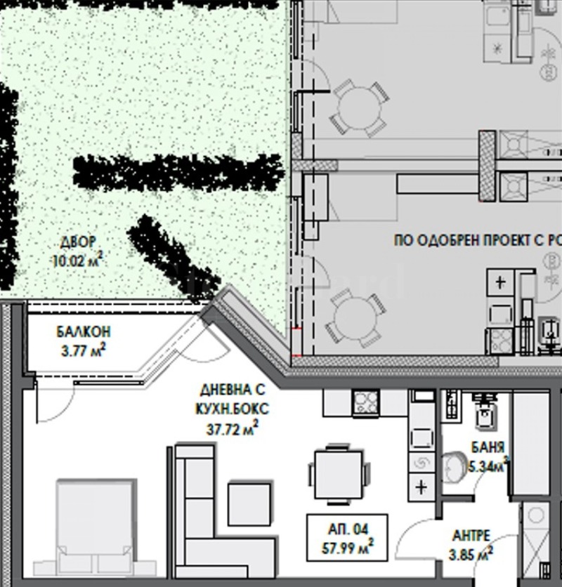 Продава 1-СТАЕН, гр. София, Студентски град, снимка 2 - Апартаменти - 53112755