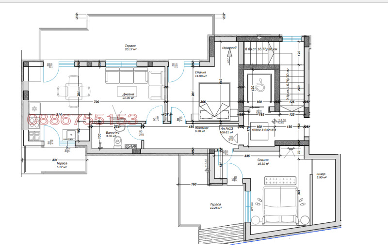 Продава 3-СТАЕН, гр. Варна, Погреби, снимка 2 - Апартаменти - 53490292