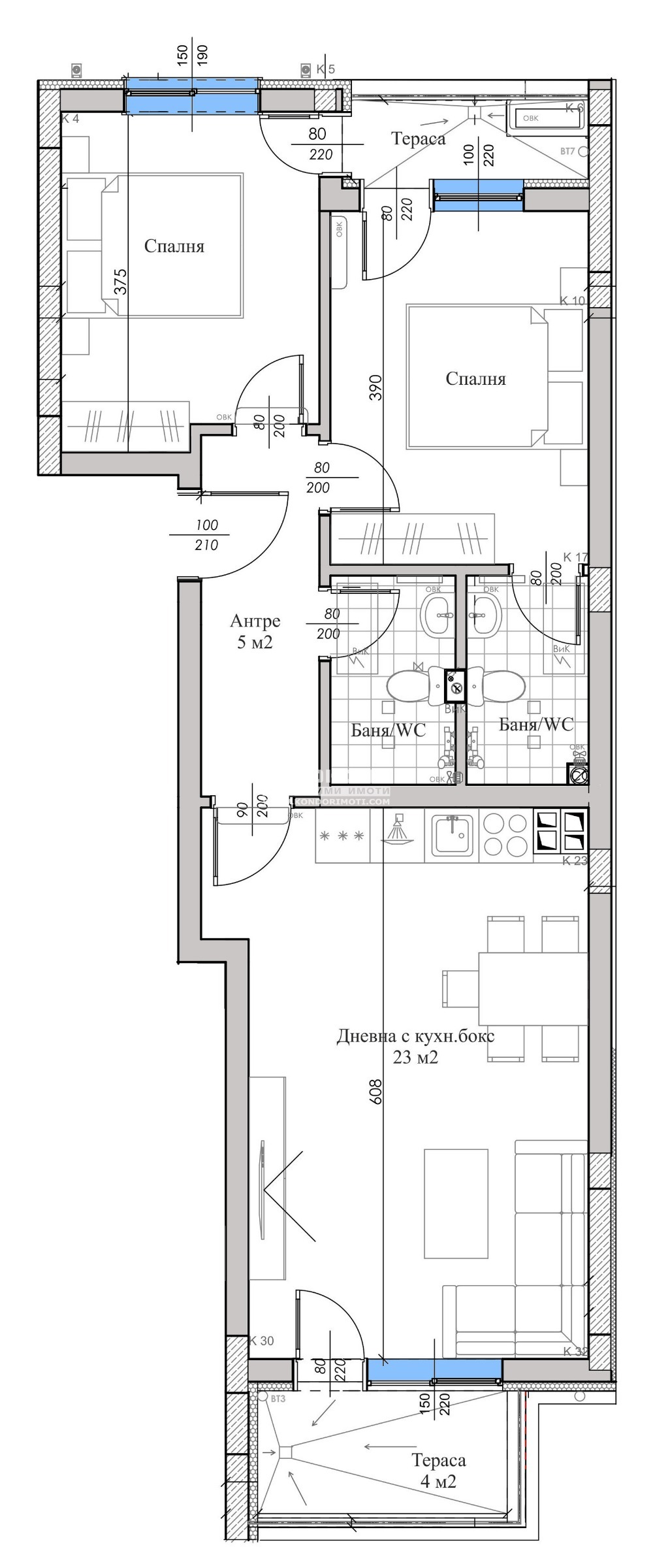 Продава 3-СТАЕН, гр. Пловдив, Кършияка, снимка 3 - Апартаменти - 49956540