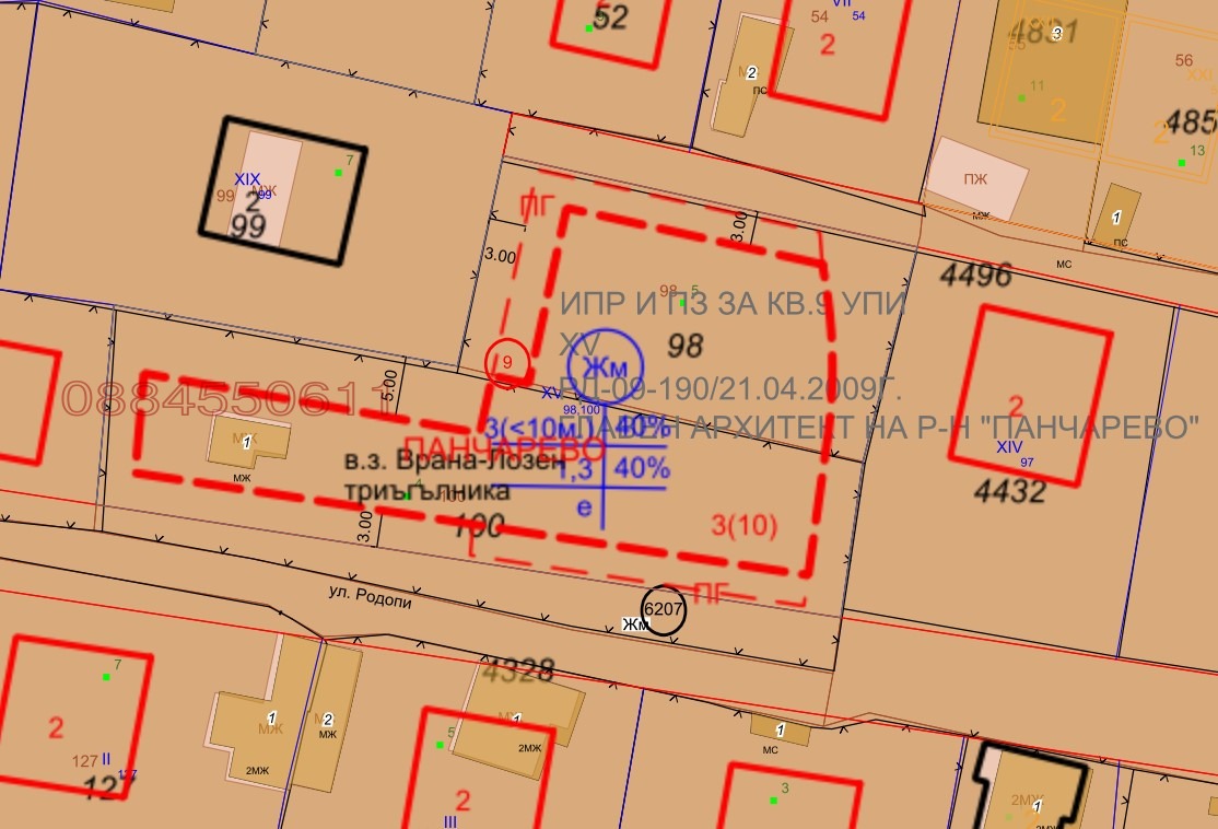 Продава ПАРЦЕЛ, гр. София, в.з.Врана - Лозен, снимка 2 - Парцели - 53785535