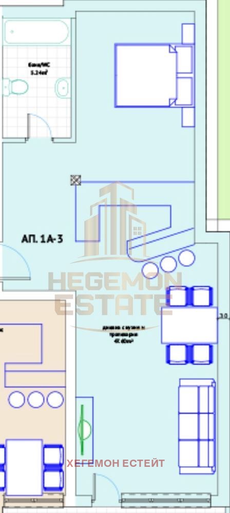 Продается  1 спальня Варна , Виница , 77 кв.м | 86775354 - изображение [6]