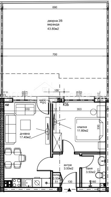 Продава 2-СТАЕН, гр. Пловдив, Беломорски, снимка 13 - Апартаменти - 54780602