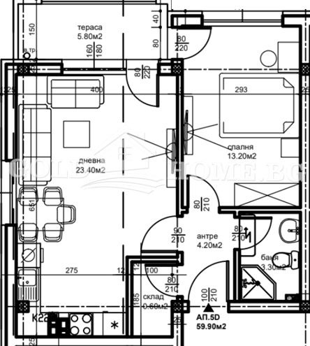 Продава 2-СТАЕН, гр. Пловдив, Беломорски, снимка 11 - Апартаменти - 54780602