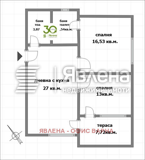 Продава 3-СТАЕН, гр. Каварна, област Добрич, снимка 7 - Aпартаменти - 48215685