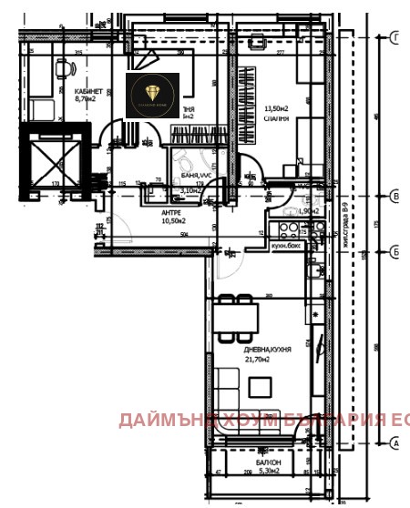 На продаж  3 кімнатна Пловдив , Тракия , 106 кв.м | 98638697 - зображення [2]