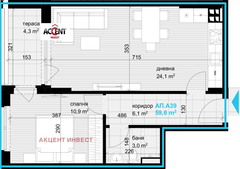 À vendre  1 chambre Varna , Asparouhovo , 69 m² | 82319874 - image [3]