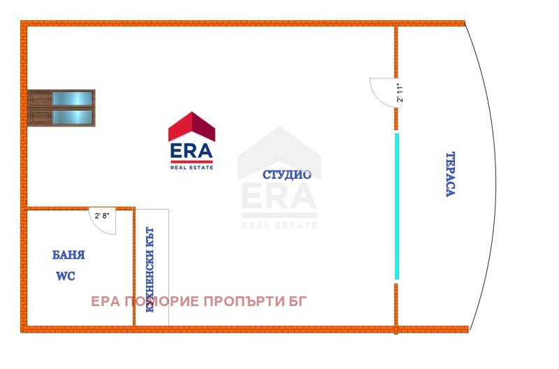 Til salg  Studie region Burgas , Aheloj , 51 kvm | 68939419 - billede [7]