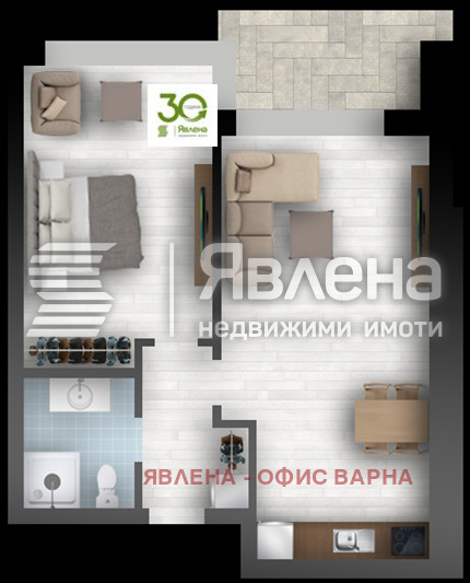 Продава 2-СТАЕН, гр. Варна, к.к. Св.Св. Константин и Елена, снимка 2 - Апартаменти - 53625198