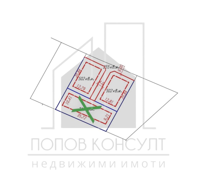 Продава  Парцел област Пловдив , с. Брестник , 587 кв.м | 56948613 - изображение [2]