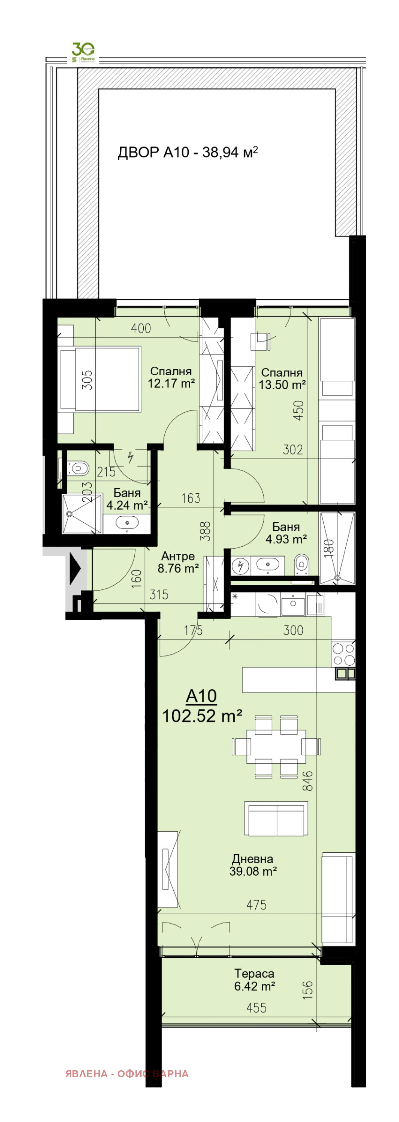 À venda  2 quartos Varna , Briz , 118 m² | 55653787 - imagem [5]