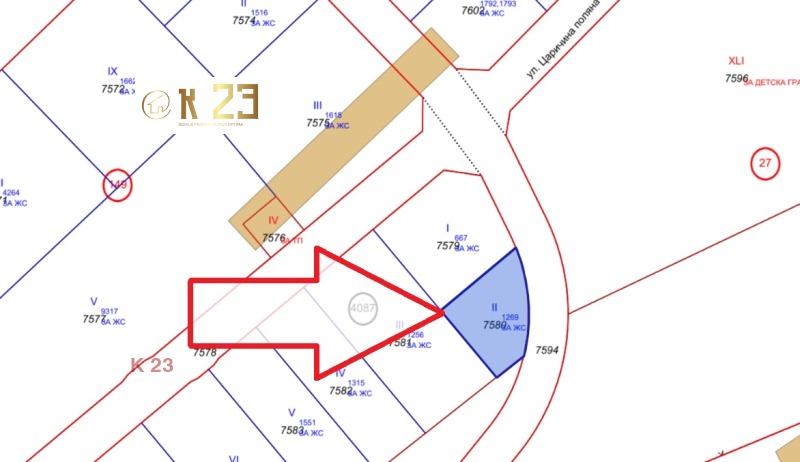 De vânzare  Complot Sofia , Gorubliane , 410 mp | 76851060 - imagine [2]