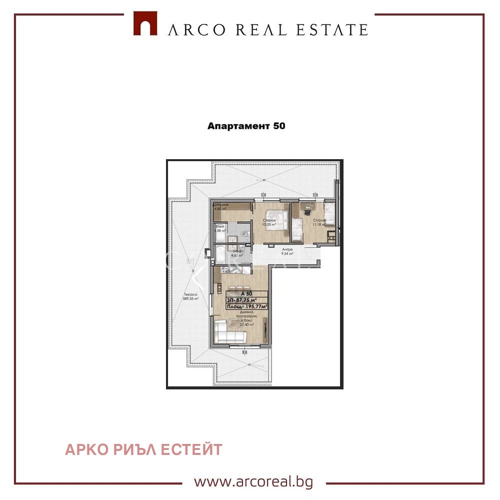 Продава 3-СТАЕН, гр. София, Овча купел, снимка 2 - Апартаменти - 53901620